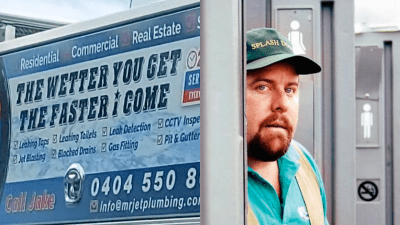 This Sydney Plumber’s Horny Car Ad Is Either From An ‘80s Porno Or Unapologetically Strayan