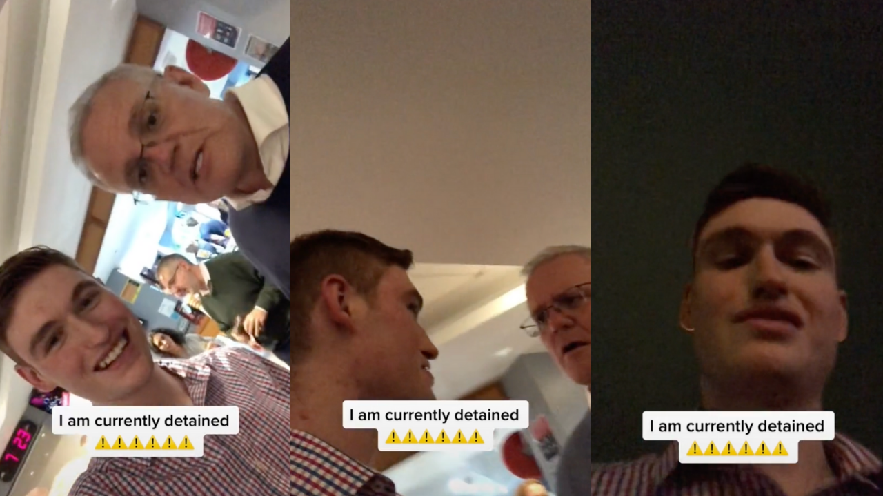 A 20 Y.O. Said He Was Detained By Police Bc He Tried To Film A TikTok With ScoMo In A Pub