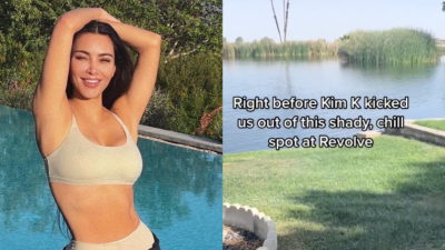 A TikToker Slammed Kim K For Being Rude To Her At Revolve Festival In A Series Of Spicy Vids