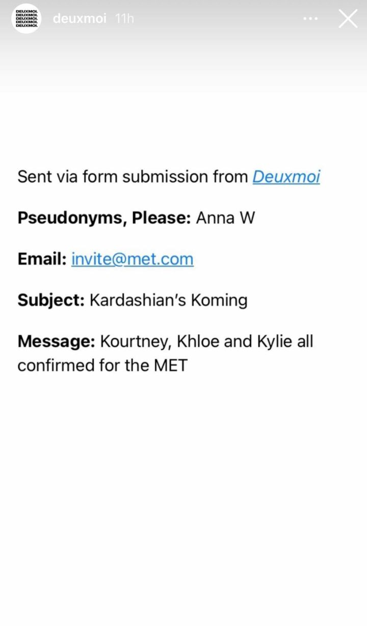 The Met Gala Guest List Has Leaked Online & You’ll Never Believe Who Finally Copped An Invite
