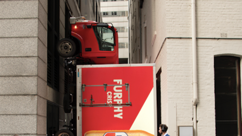 A Quick Explainer On How A Truck Seemingly Got Stuck Between Two Buildings In Syd