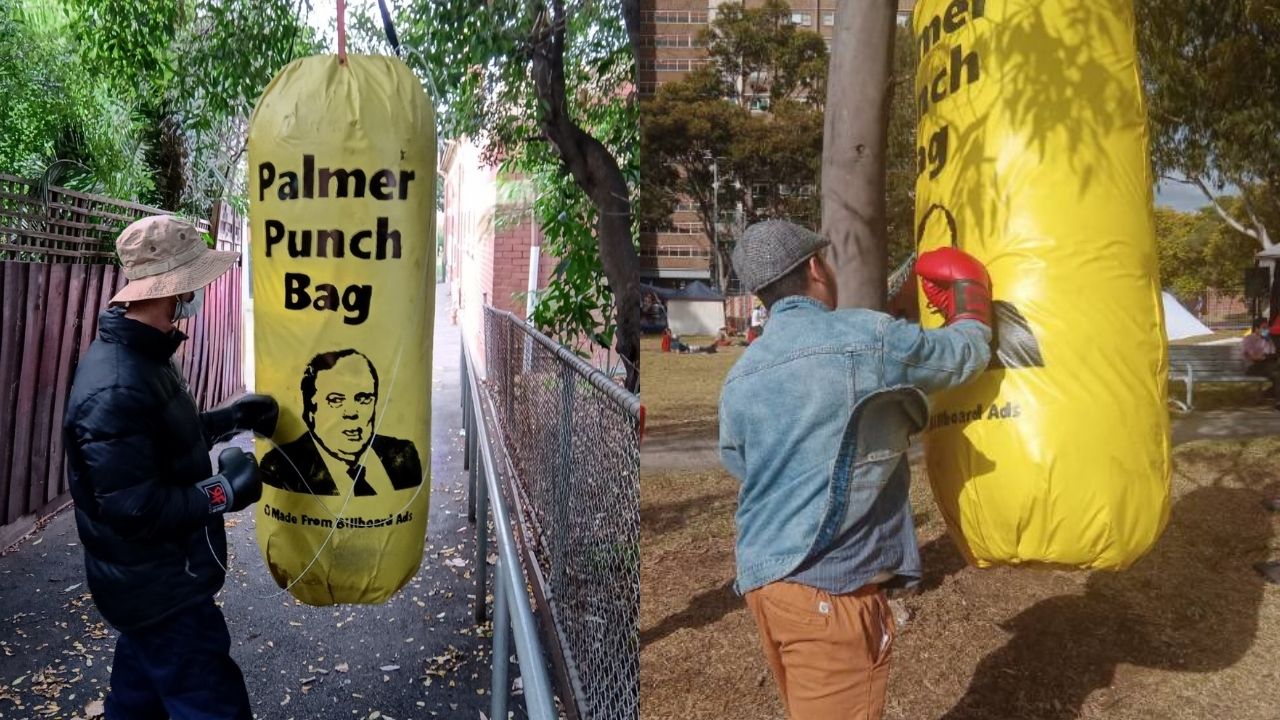 Clive Palmer Punching Bags Are Popping Up All Over Melb And Finally, Some Free Fkn Therapy