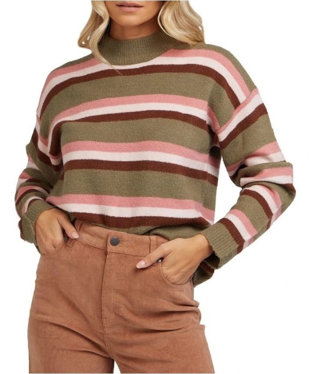 A jumper that resembles Lara's Jean striped knits in the movie TATBILB