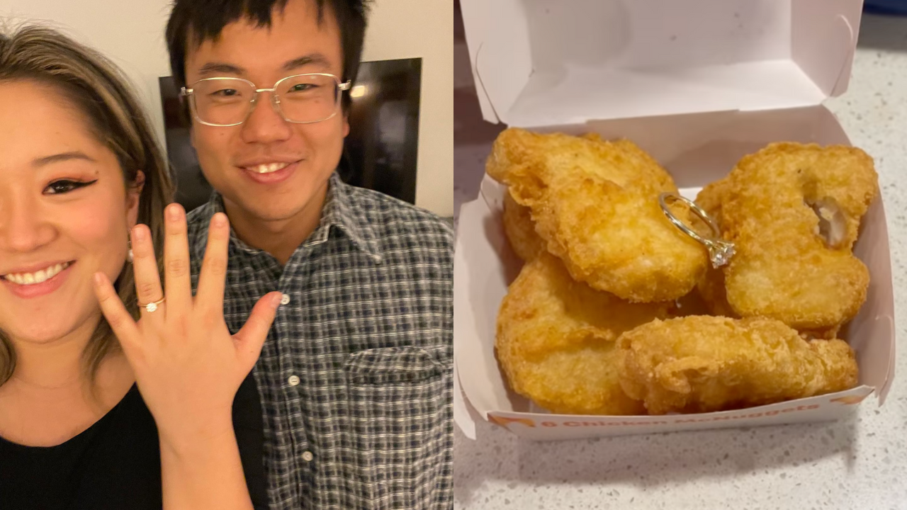 Aaron Chen McProposed To His McGF At A Macca’s With A McRing Hidden In A Box Of Hot McNuggies