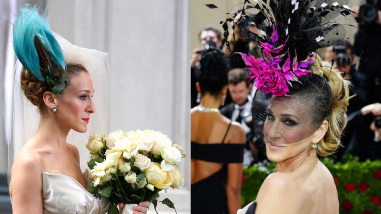 SJP Marked Her Triumphant Return To The Met Gala By Once Again Sticking A Bird On Her Head