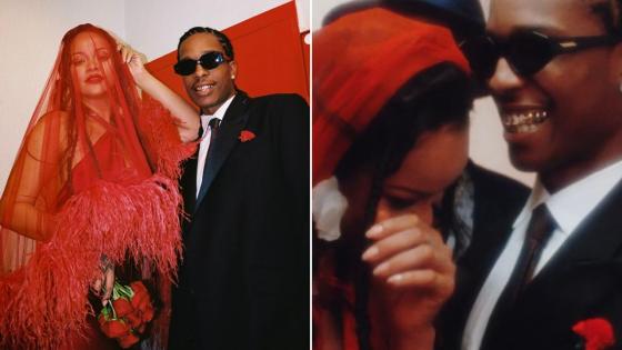 Rihanna & A$AP Rocky Pretended To Get Married In A Music Vid And Everyone Fully Believed It