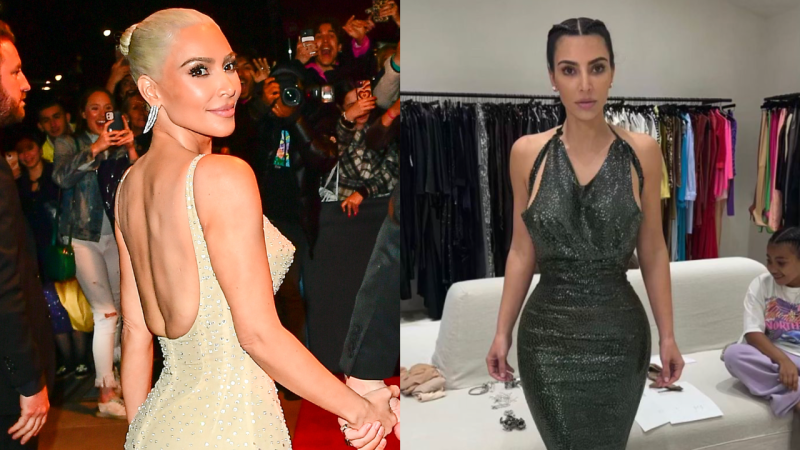 Kim K Responded To All The Marilyn Monroe Dress Beef By Wearing Another Marilyn Monroe Dress