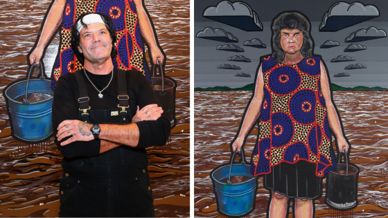 First Nations Artist Blak Douglas Won The Archibald For Portrait Of Another First Nations Artist