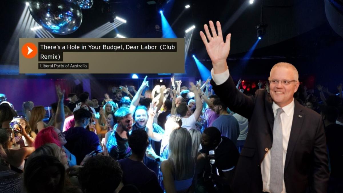 scott morrison there's a hole in your budget dear labor ad