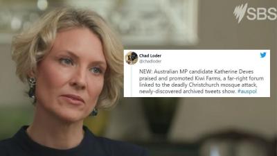 Uncovered Tweets Show Katherine Deves Seemingly Encouraging Visits To A Far-Right Forum