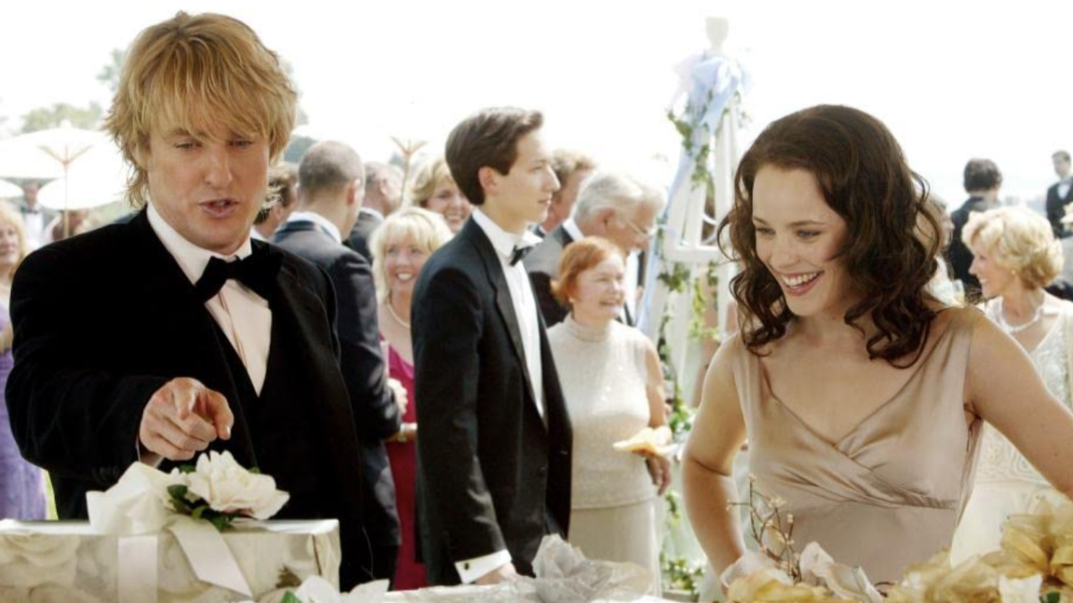 Owen Wilson and Rachel McAdams in Wedding Crashers