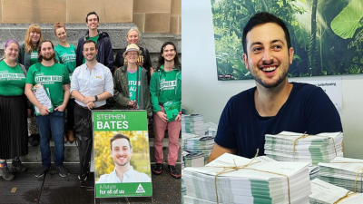 Greens Candidate Stephen Bates, Who Ran Iconic Grindr Election Ads, Just Won The Seat Of Brissy