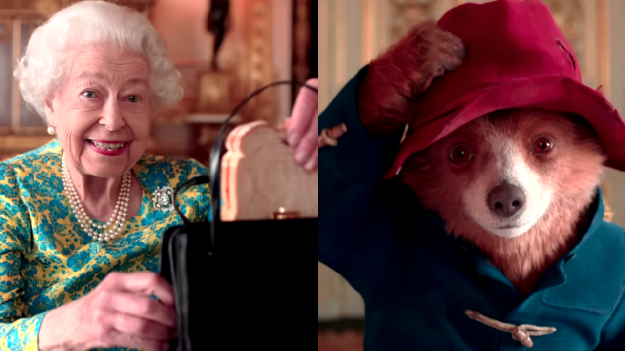 The Internet Is Going Bonkers Over A Vid Of The Queen Talkin’ Marmalade Sangas W/ Paddington Bear