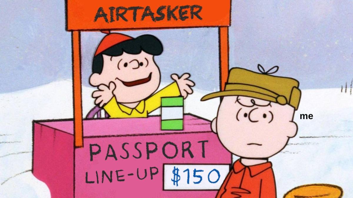 passport airtasker queue lines