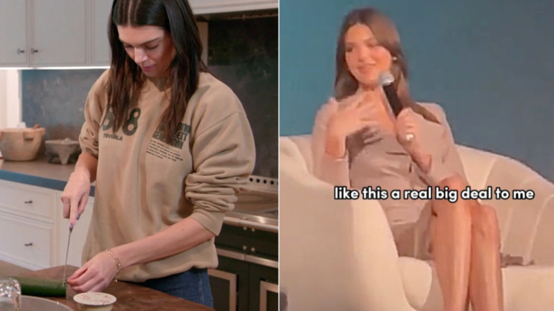 Kendall Jenner Dead-Ass Got Her Chef To Give Her Cucumber Cutting Lessons After The Ridicule