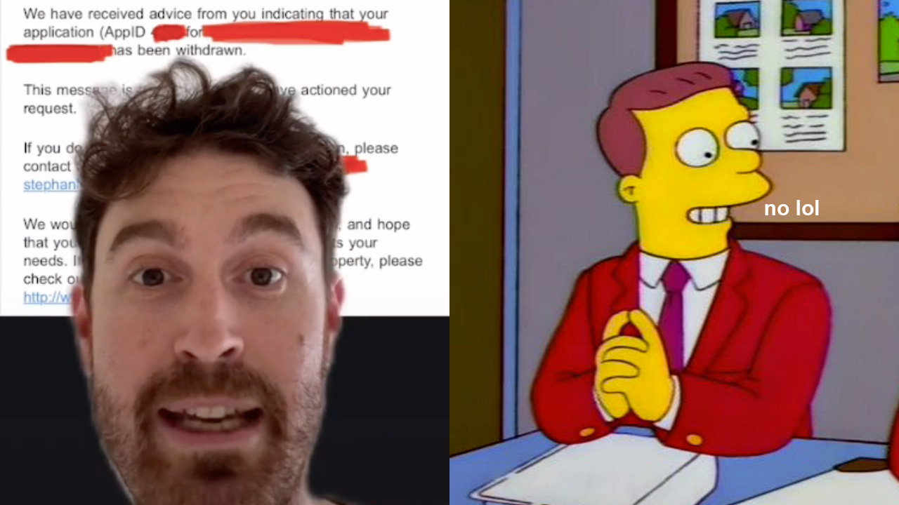 This Syd Bloke Asked Landlords For References From Old Tenants & They Deleted His Application