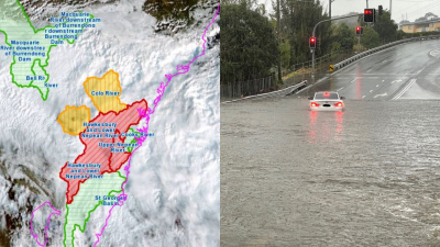 Thousands Of Greater Sydney Residents Evacuated After 100mm Of Rain Overnight With More To Come