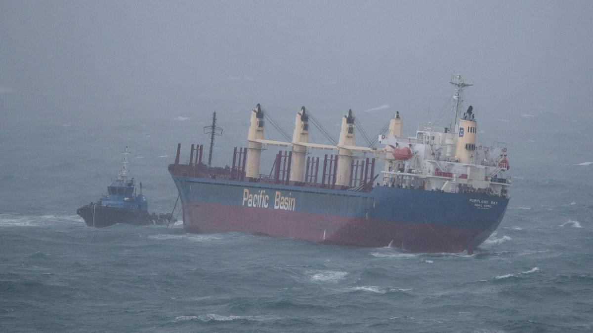 cargo ship stranded nsw coast
