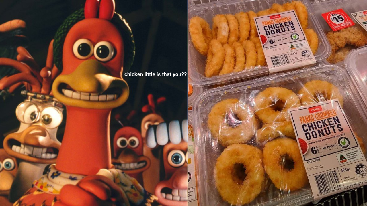 You Can Now Purchase Chicken Donuts At Coles If You Wish To Stray Even Further From God