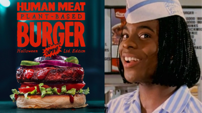 A Swedish Company Made A Human Flesh-Flavoured Burger Which I Assume Tastes As Juicy As My Ass