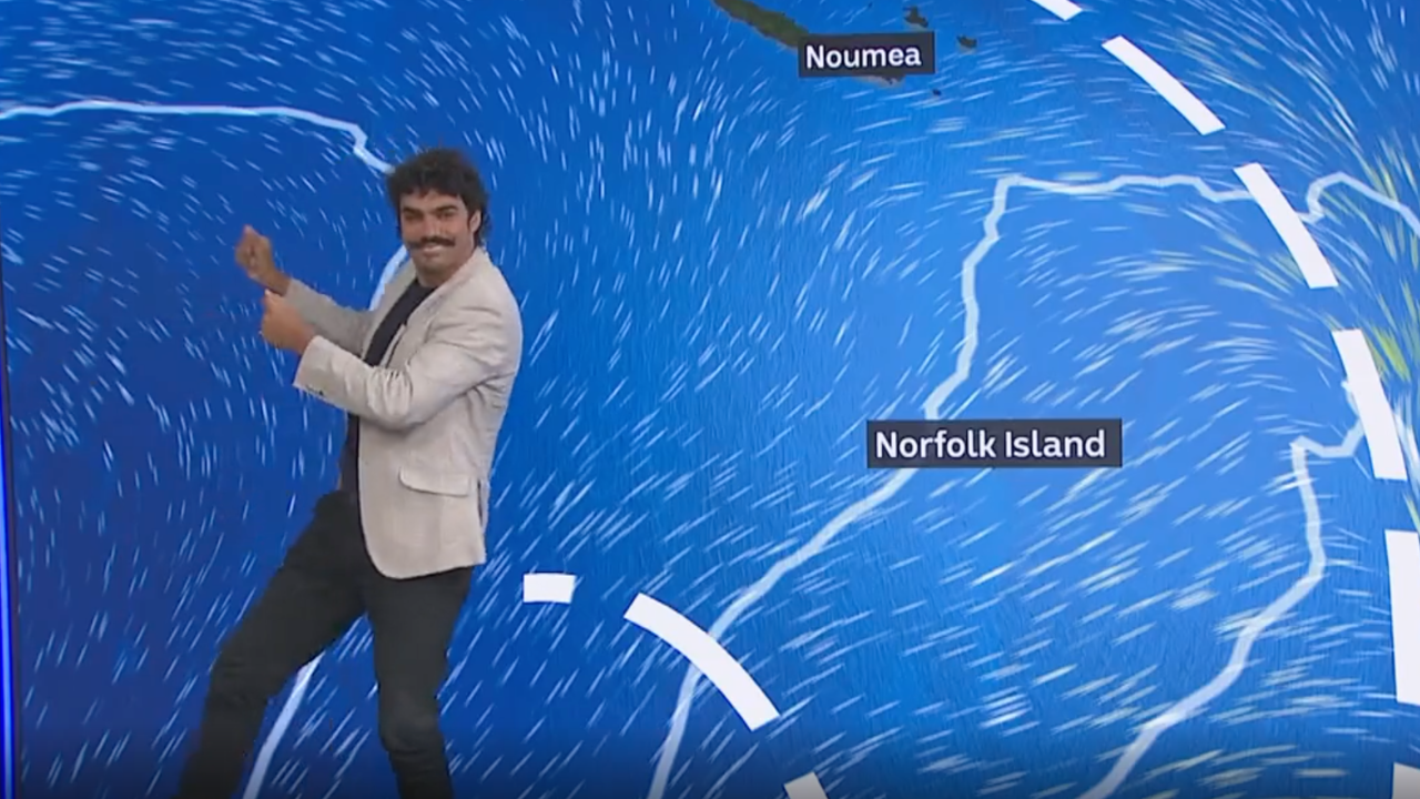 Tony Armstrong Filled In For The Absent Weather Man On Live TV & Is There Anything He Can’t Do?