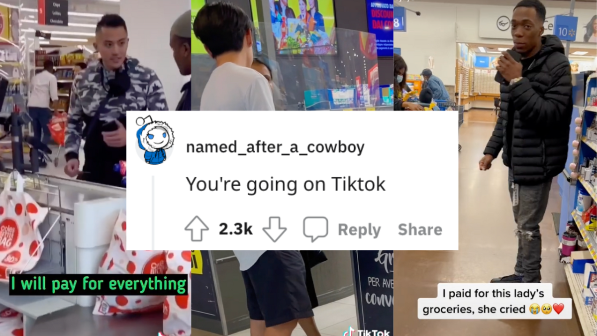 Random acts of kindness screenshots from tiktok