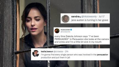 Netflix’s Persuasion Starring Dakota Johnson Hath Landed And Twitter Is Ripping It To Shreds