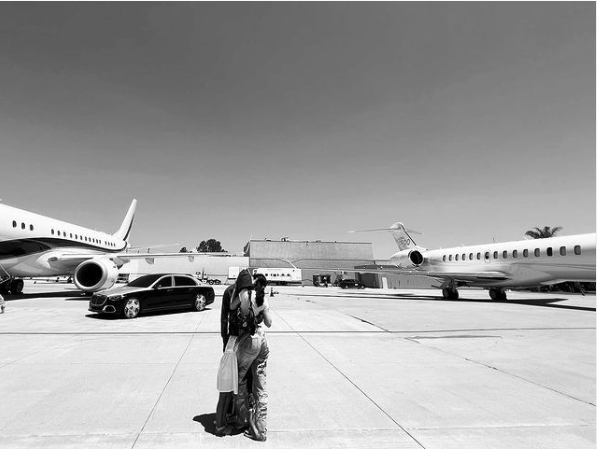 Kylie Jenner's Instagram post of her private jet which has generated much backlash.