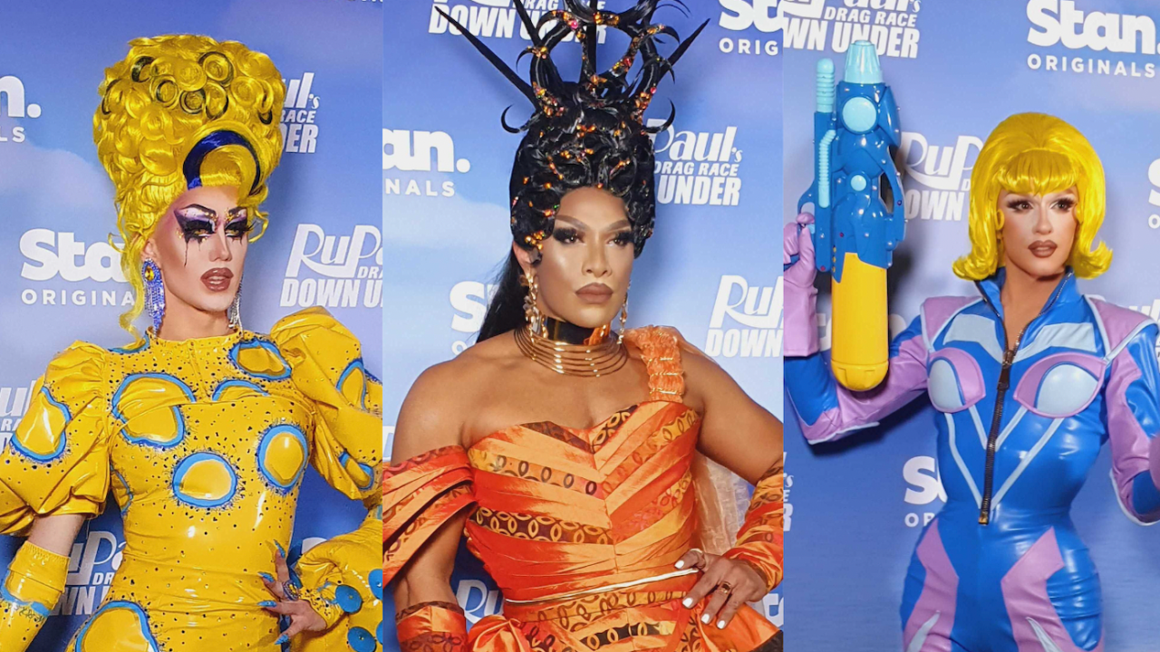 The New Crop Of RuPaul’s Drag Race Down Under Queens Sparkled At Stan’s S2 Premiere Last Night