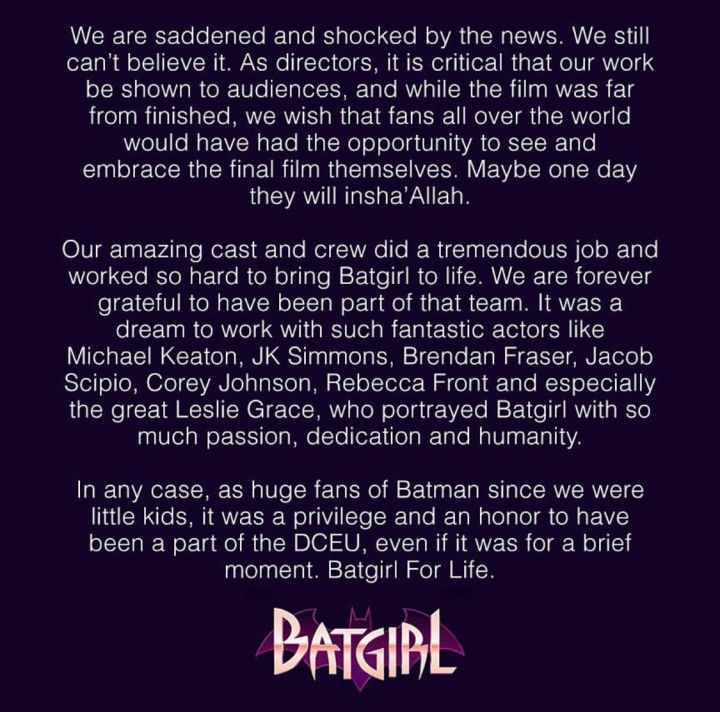 batgirl statement