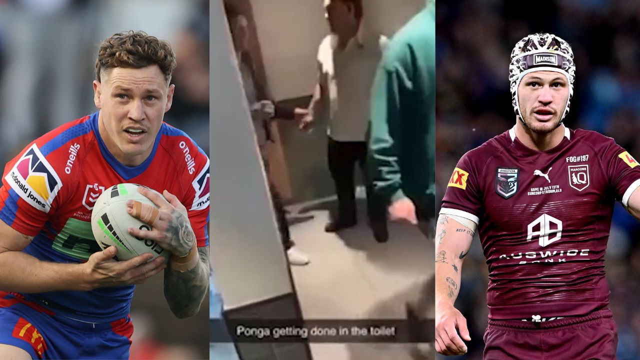 Two NRL Players To Be Investigated After Leaving Same Toilet Cubicle & Saying It Was For Vom Only
