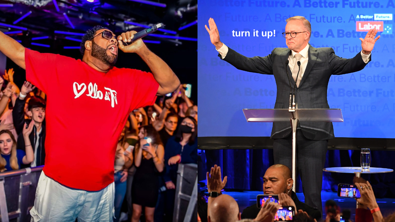In A Collab That Literally No One Asked For, Fatman Scoop Wants Anthony Albanese To DJ For Him