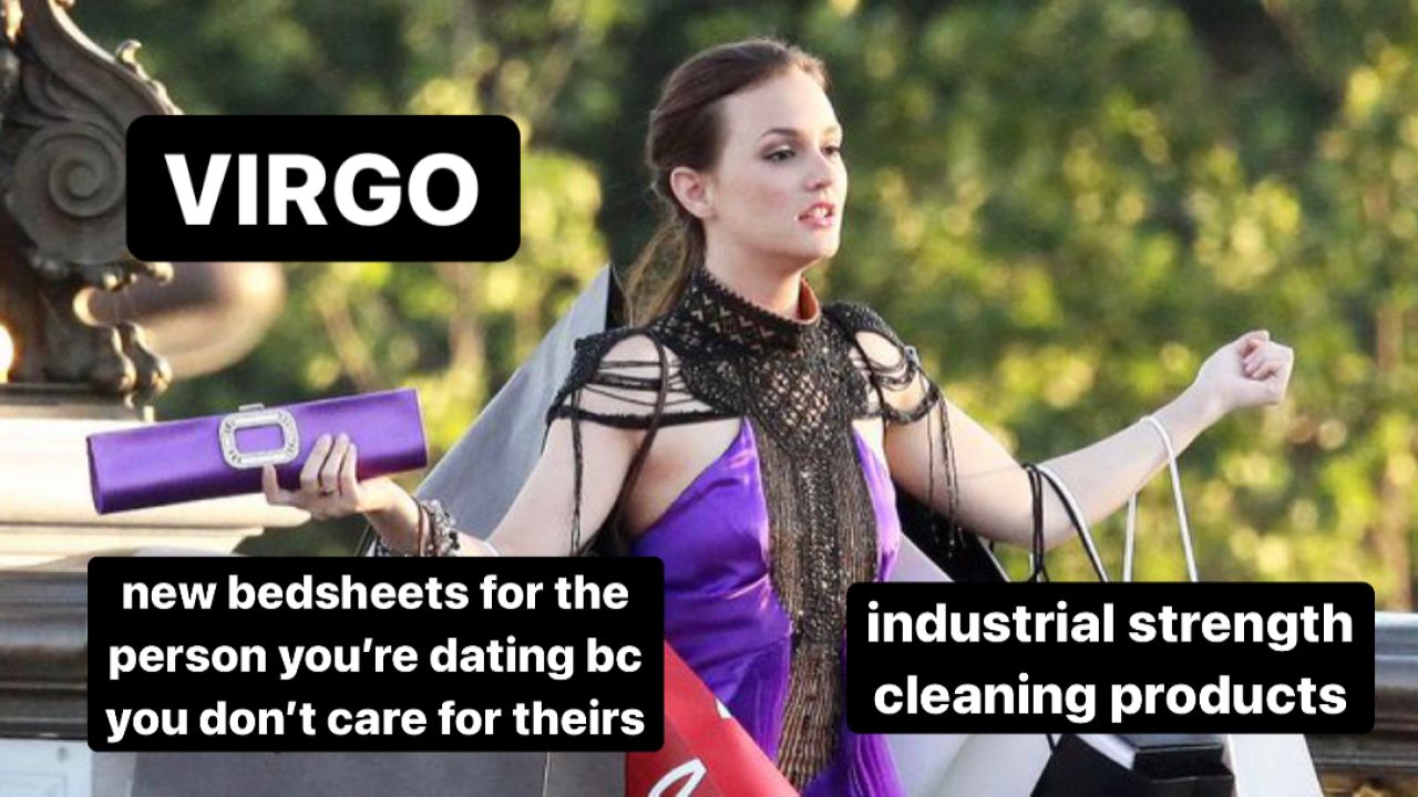 Your Horos Are Here: Virgos Should Spend Yr Hard-Earned $ On Fresh Fits To Celebrate Yr Szn