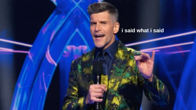 Osher Günsberg & A Viewer Beefed Over Masked Singer Spoilers And Fetch Me The Popcorn Costume