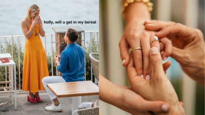 In Peak Influencer Style, Ex-Bachie Jimmy Proposed To Holly & A Photographer Captured It All