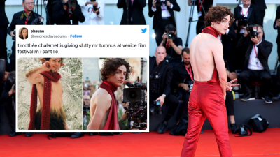 Timothée Chalamet’s Backless Outfit Put The ‘Nice’ In ‘Venice Film Festival’ & The Internet Agrees