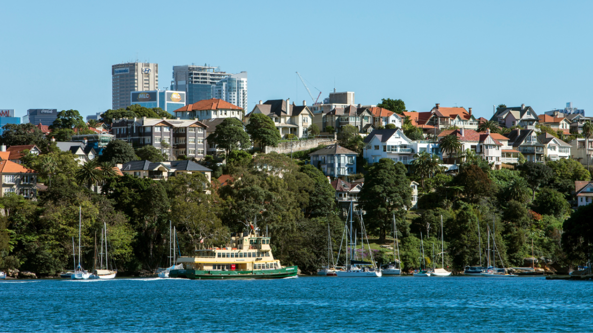 Sydney Real Estate in the harbour