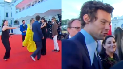 Cringe Into Infinity At This Vid Of Harry Styles Refusing To Get A Photo W/ Olivia Wilde