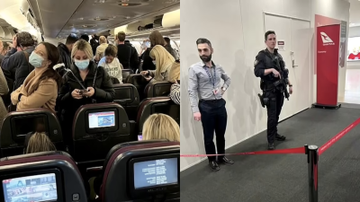 Police Escorted Passengers Off A Melb Qantas Flight After A ‘Yuge Security Breach At Syd Airport