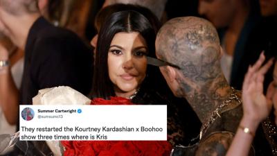 Much Like Her Personal Ethics, Kourtney Kardashian’s Boohoo Runway Show Was An Absolute Mess