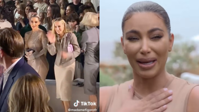 TikTok Is Fkn Frothing This Footage Of Kim K Appearing To Get Snubbed By Anna Wintour At NYFW