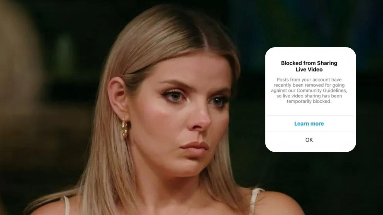 MAFS’ Olivia Frazer Has Been Banned From Posting Any More Of Those Messy Instagram Lives