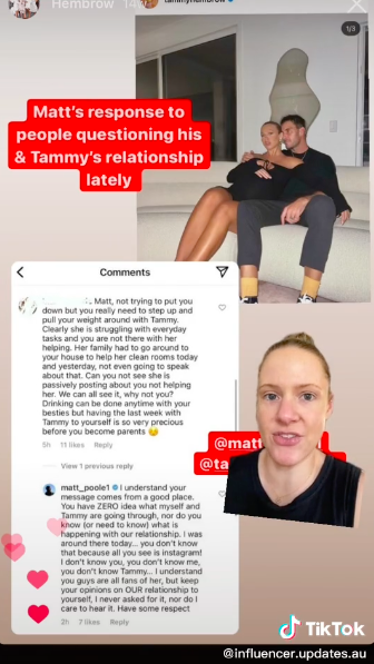 People Are Legit Analysing Tammy Hembrow & Her Fiancé’s IGs To Work Out If They’ve Split Up