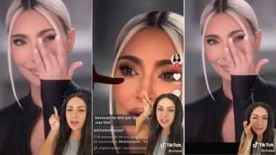 TikTok Is Debating The Batshit Theory That Kim K Cries CGI Tears On The Kardashians