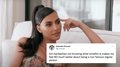 The Internet Is Boiling, Pan-Frying & Steaming Kim K For Not Knowing What Tortellini Is