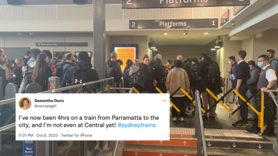 Peep The Wild Footage Sydneysiders Are Sharing Of The Rain-Induced Public Transport Chaos