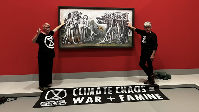 Extinction Rebellion Protestors Glued Their Hands To A Legit Fkn Picasso At The NGV In Melbourne