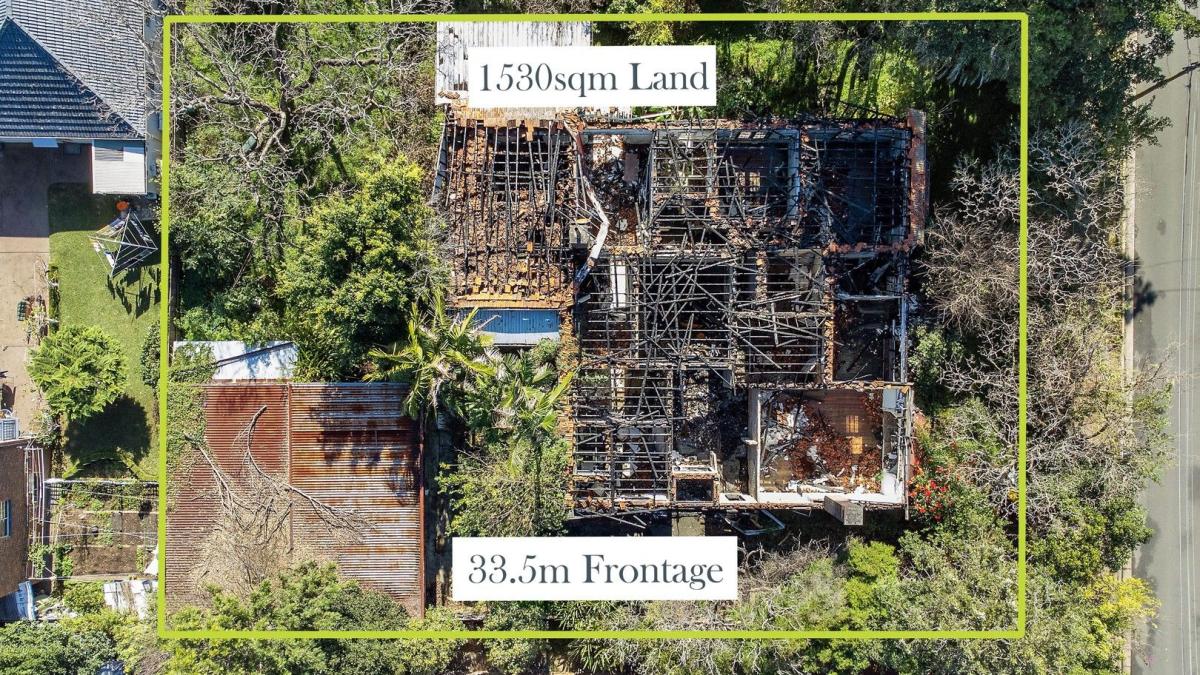 Sydney real estate: Burned down home in Strathfield lists for $5 million