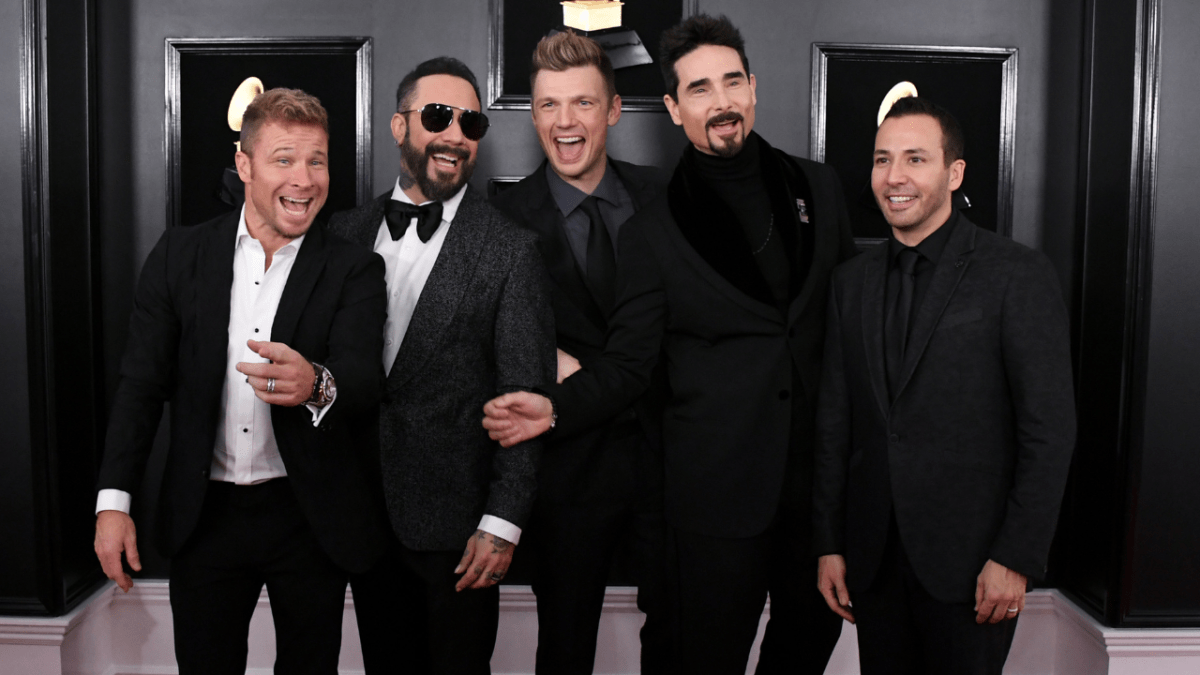 The Backstreet Boys at the Grammy Awards