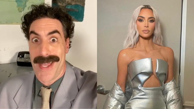 Turns Out Borat Sent Kim Kardashian A Legendary B’Day Video & We Simply Must Kazakh-Stan